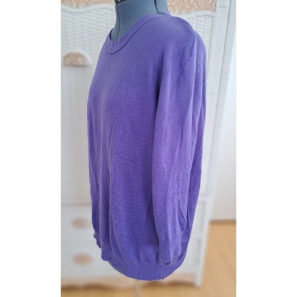 Twiggy LONDON Purple Crew Neck Sweater - Picture 4 of 7
